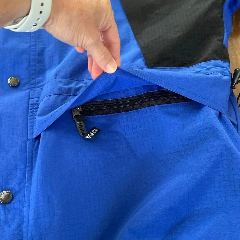 Vtg The North Face Summit Series Gore-Tex Mountain Jacket Coat Mens Sz XXL Blue